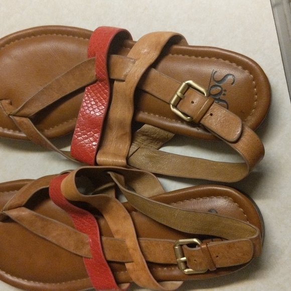 Sofft leather Sandals size 10 - Picture 2 of 10